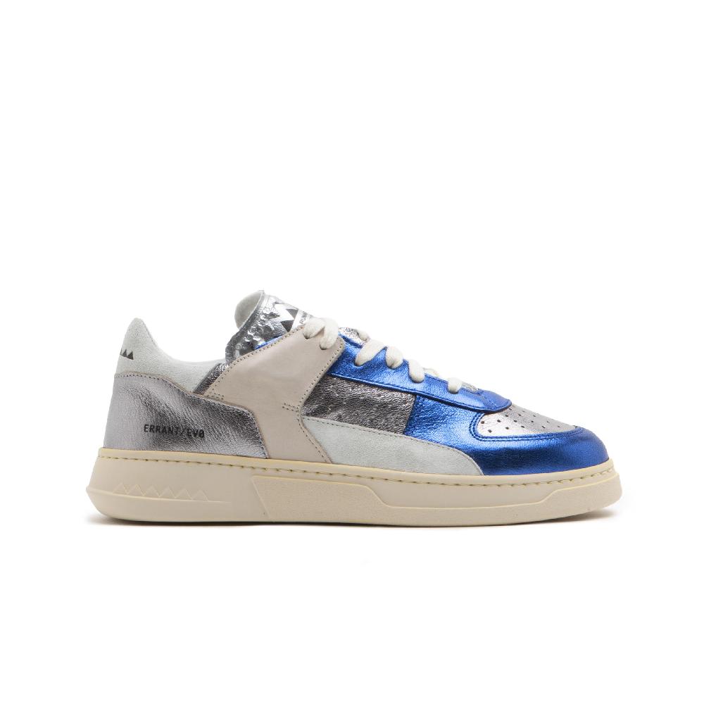 RUN OF Key sneakers in pelle colorata metallizzata e pelle scamosciata Convenienza