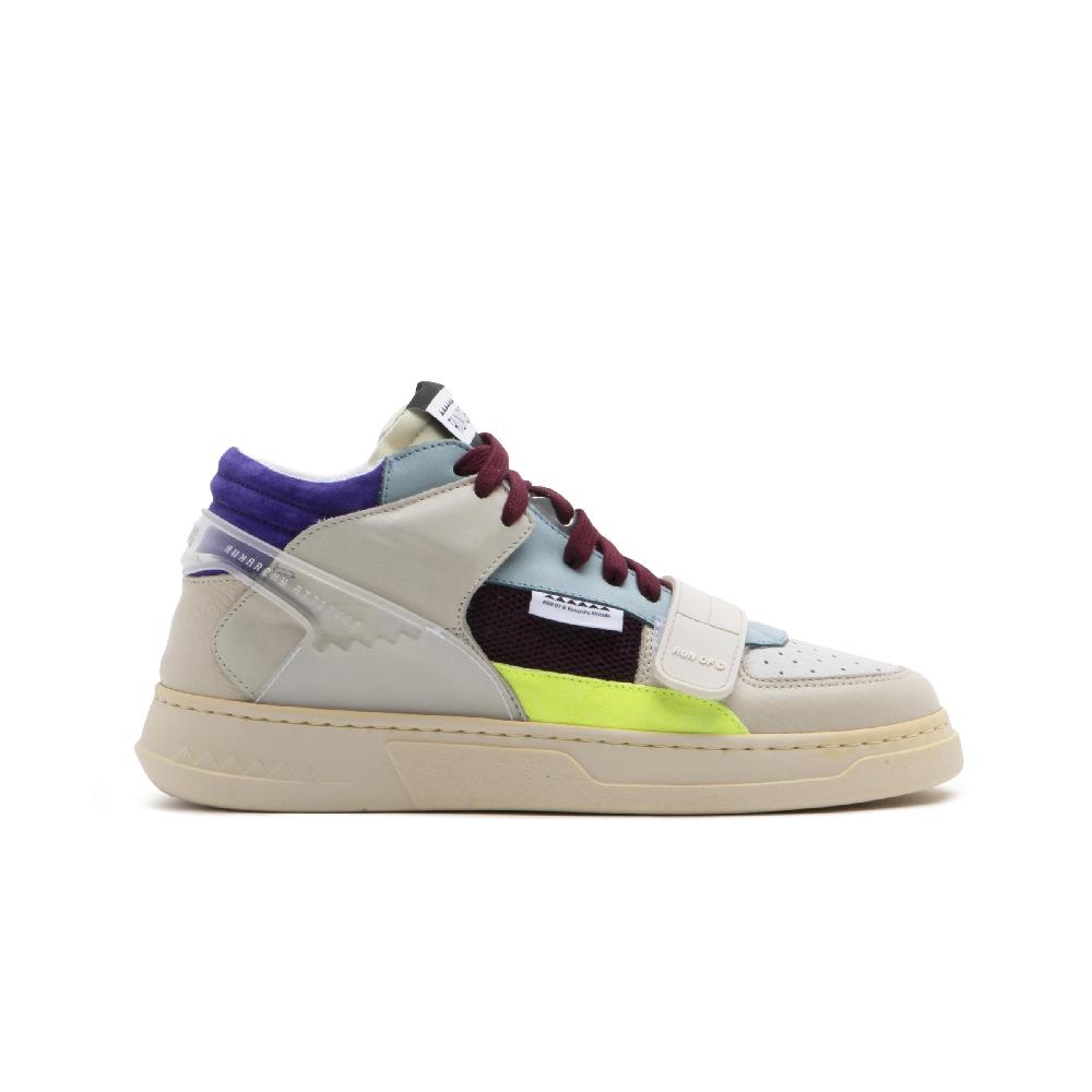 RUN OF Mixy sneakers in pelle e pelle scamosciata Economico