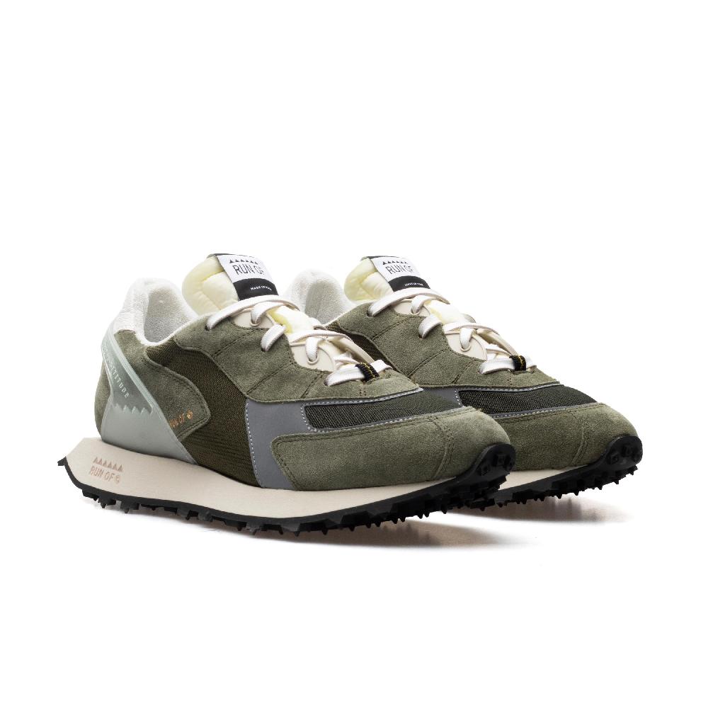 RUN OF Military sneakers uomo in pelle scamosciata e nylon | sito ufficiale RUN OF Qualità