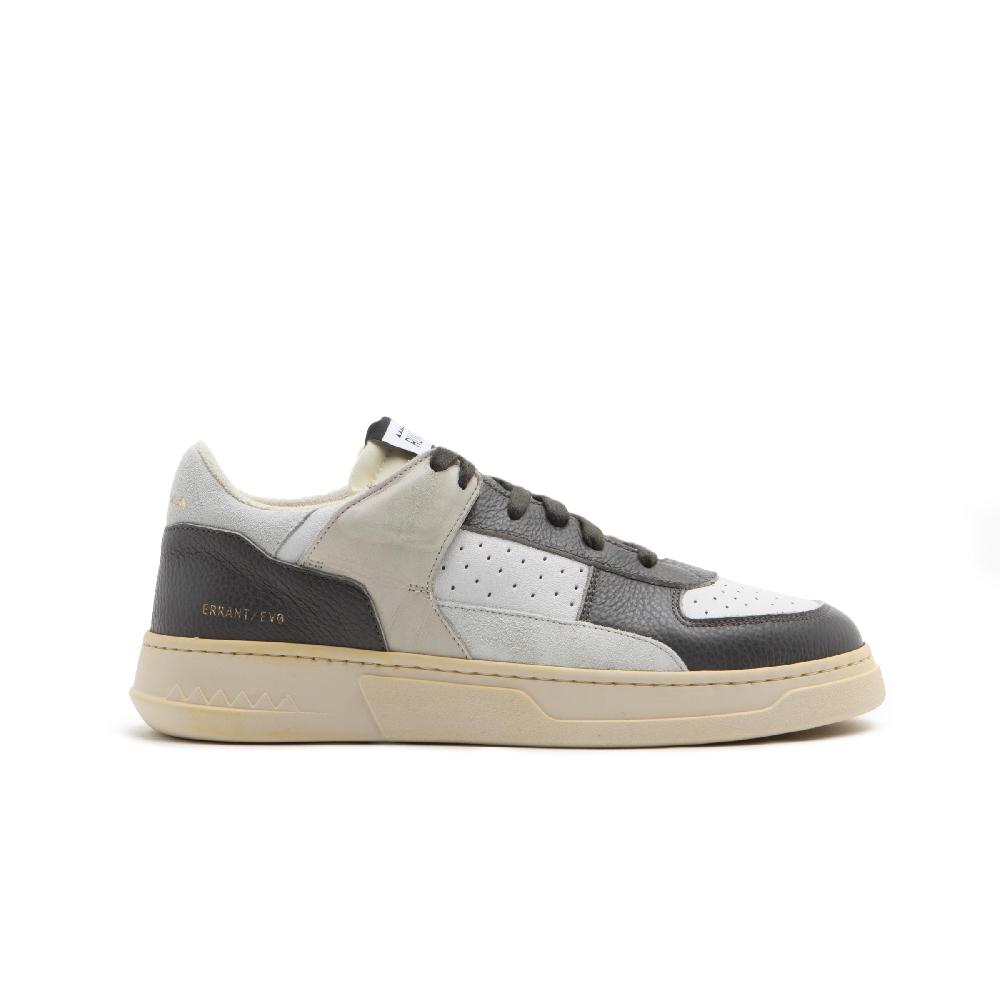 RUN OF Detroit/One sneakers | in pelle bianca e nera con talloncino bianco % Shopping Online