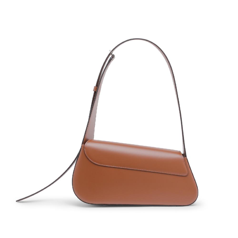 Santoni Borsa ThePluto in pelle marrone Vendite Flash