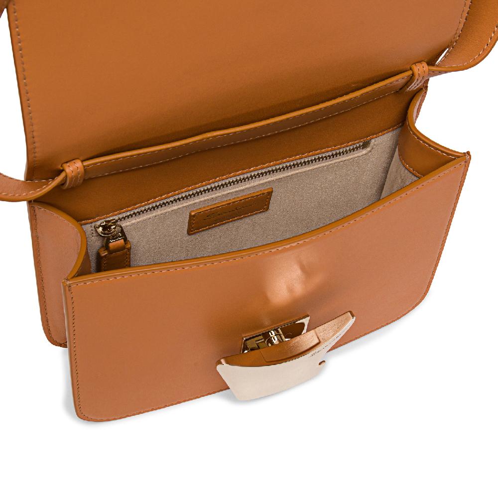 Santoni Borsa a tracolla in pelle marrone Acquista Ora