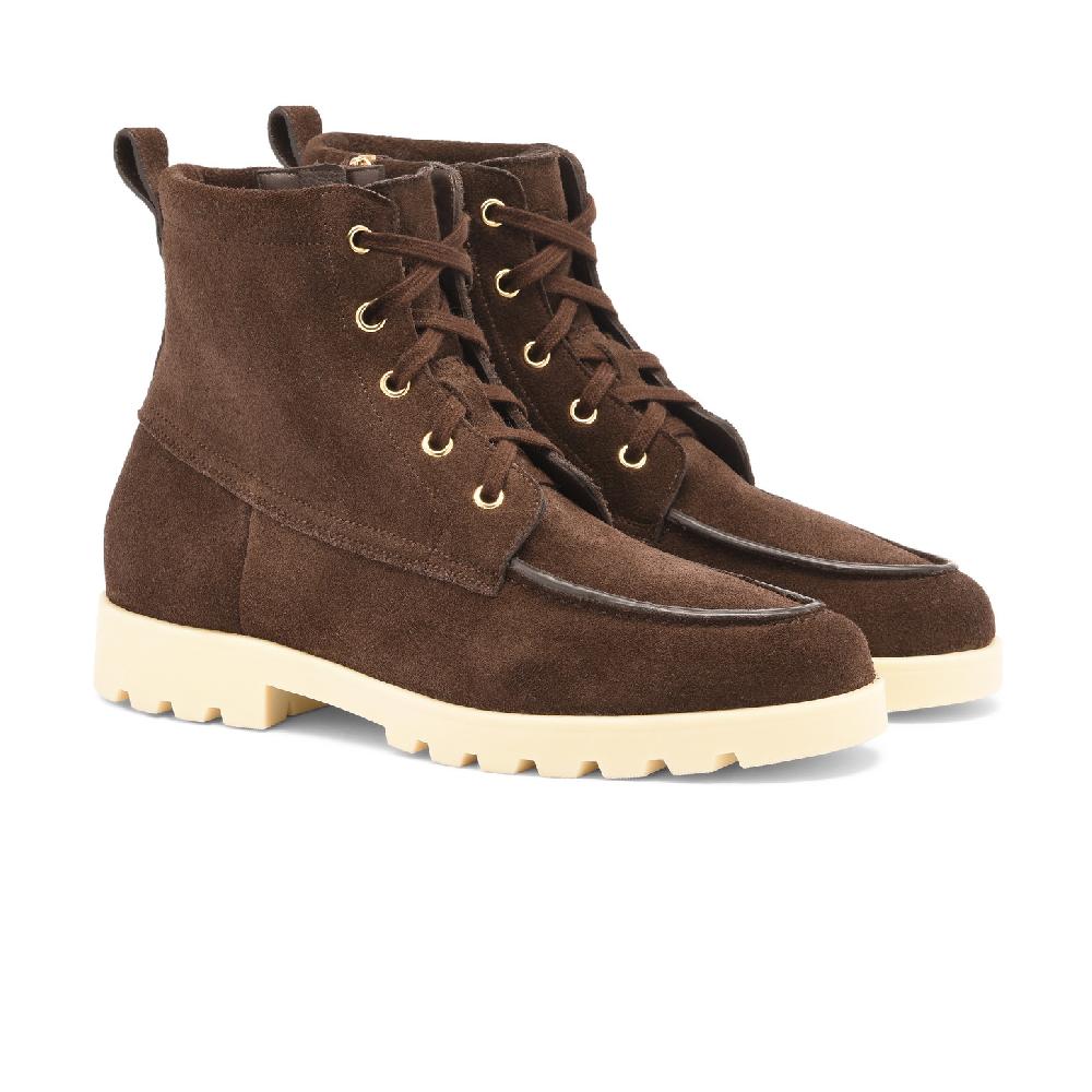 Santoni Stivaletto da donna in suede testa di moro Novità
