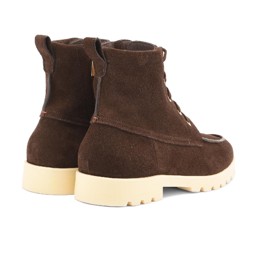 Santoni Stivaletto da donna in suede testa di moro Novità