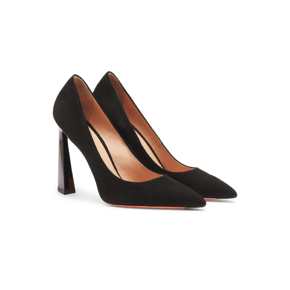 Santoni Décolletés tacco alto da donna in suede nero I Più Venduti