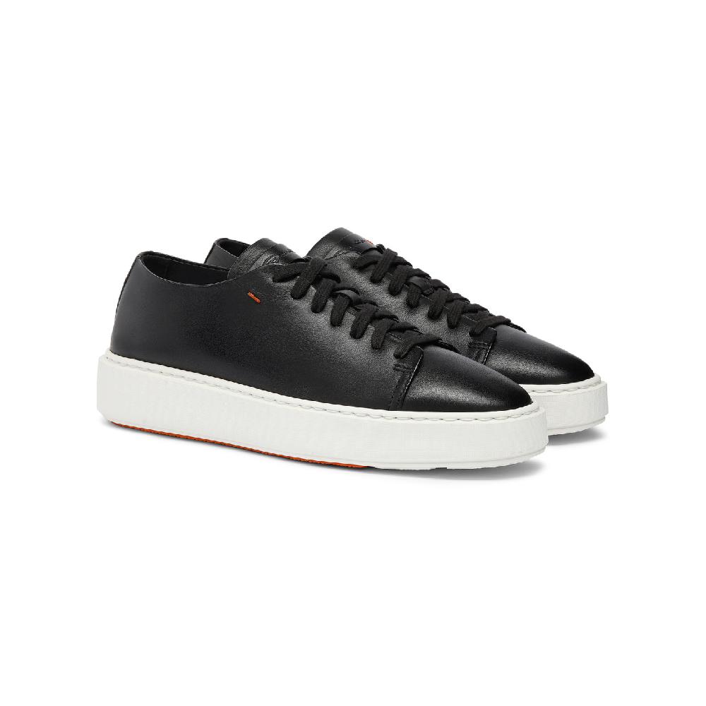 Santoni Sneaker da donna in pelle nera Vendite Flash