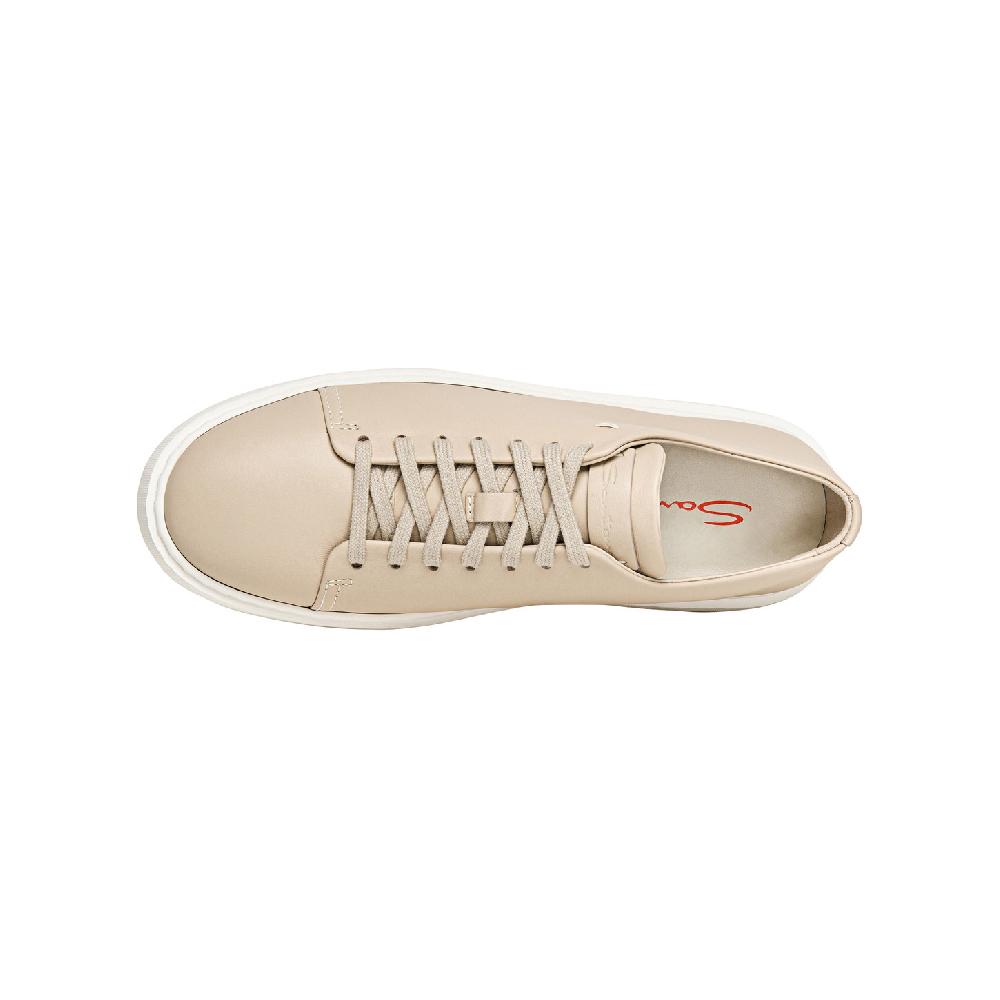 Santoni Sneaker da donna in pelle beige Negozio