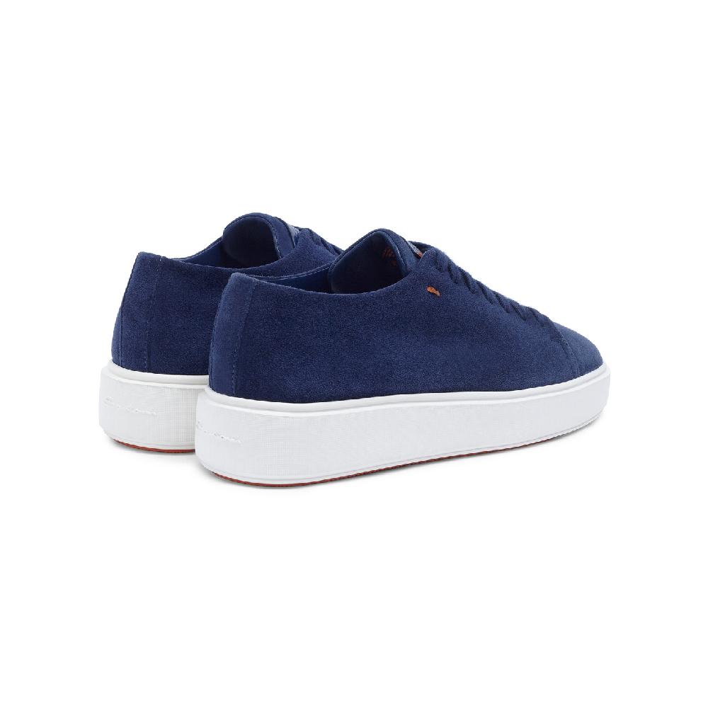 Santoni Sneaker da donna in suede blu Sottocosto
