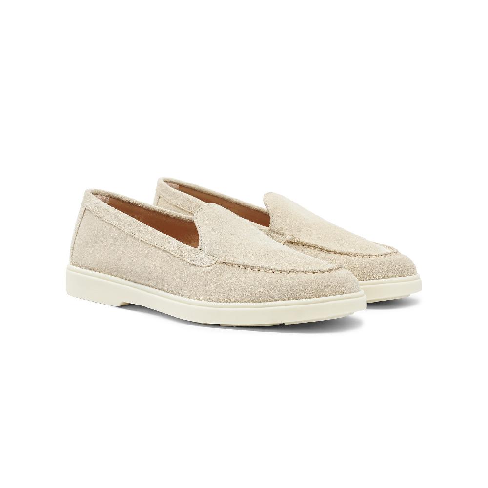Santoni Mocassino da donna in suede rosa Negozi Online