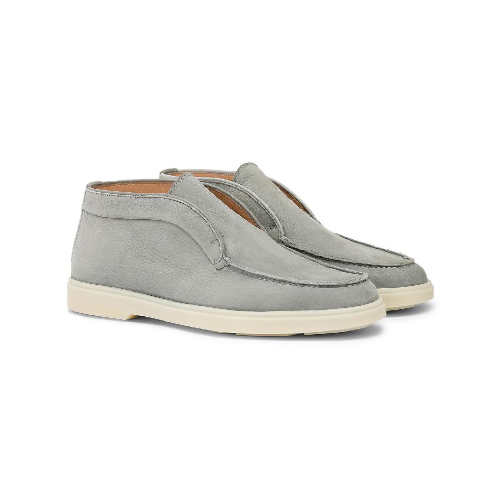 Santoni Stivaletto desert da donna in nabuk grigio Acquista Ora