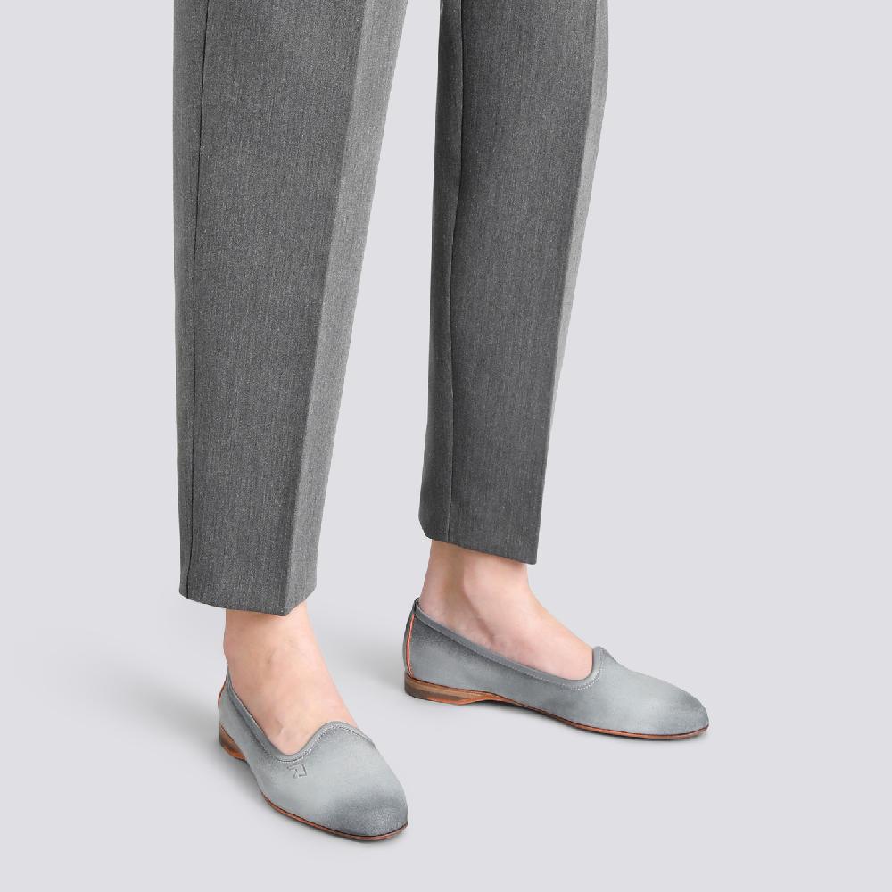 Santoni Mocassino da donna in suede azzurro Negozi Online