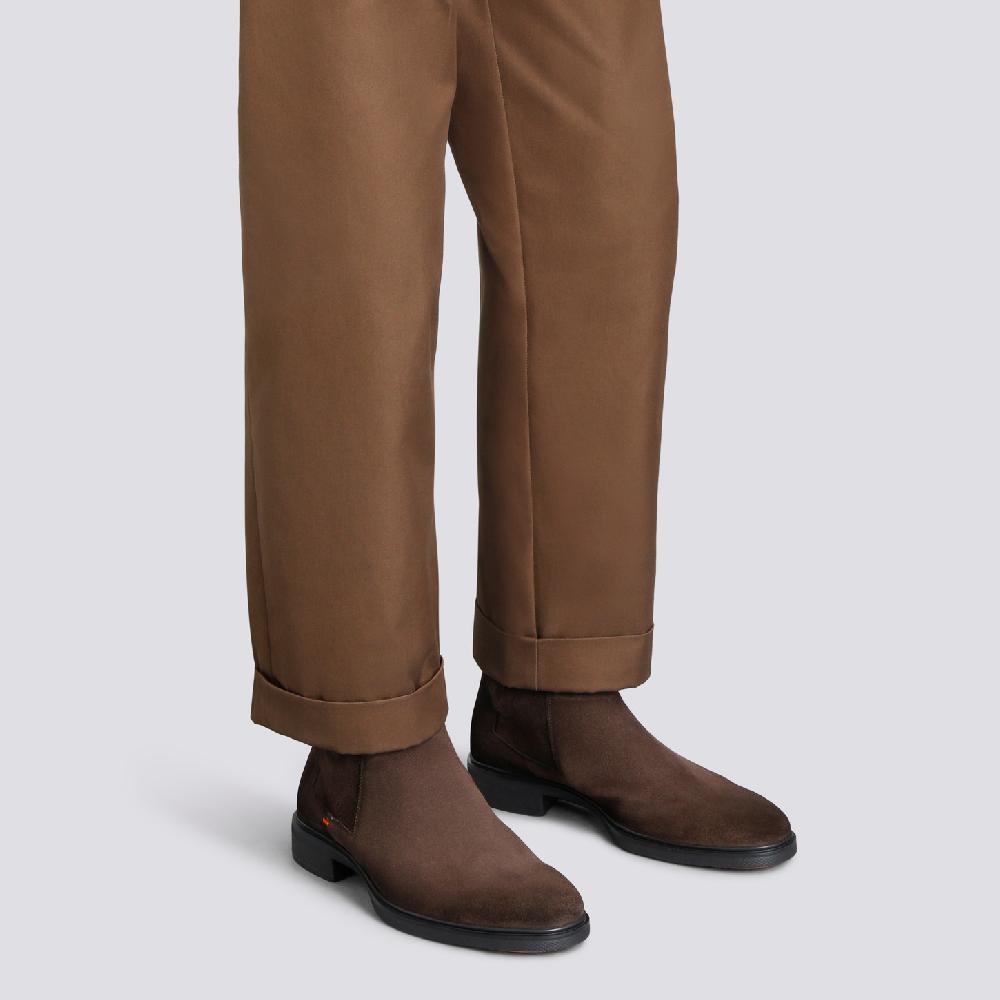 Santoni Stivaletto Easy da uomo in suede testa di moro Affare Del Giorno