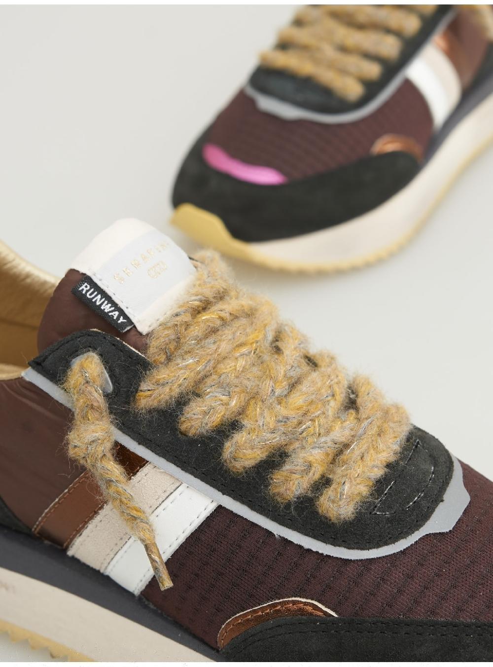 Serafini TORINO - BROWN BLACK YELLOW Serafini Shop In Saldo