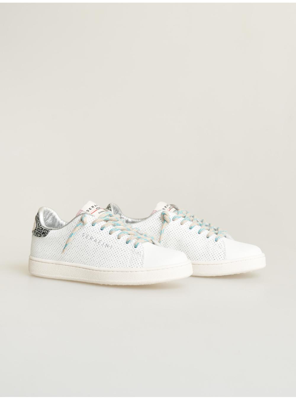 Serafini sneakers donna in pelle pelle laminata pelle perforata Serafini Shop Qualità