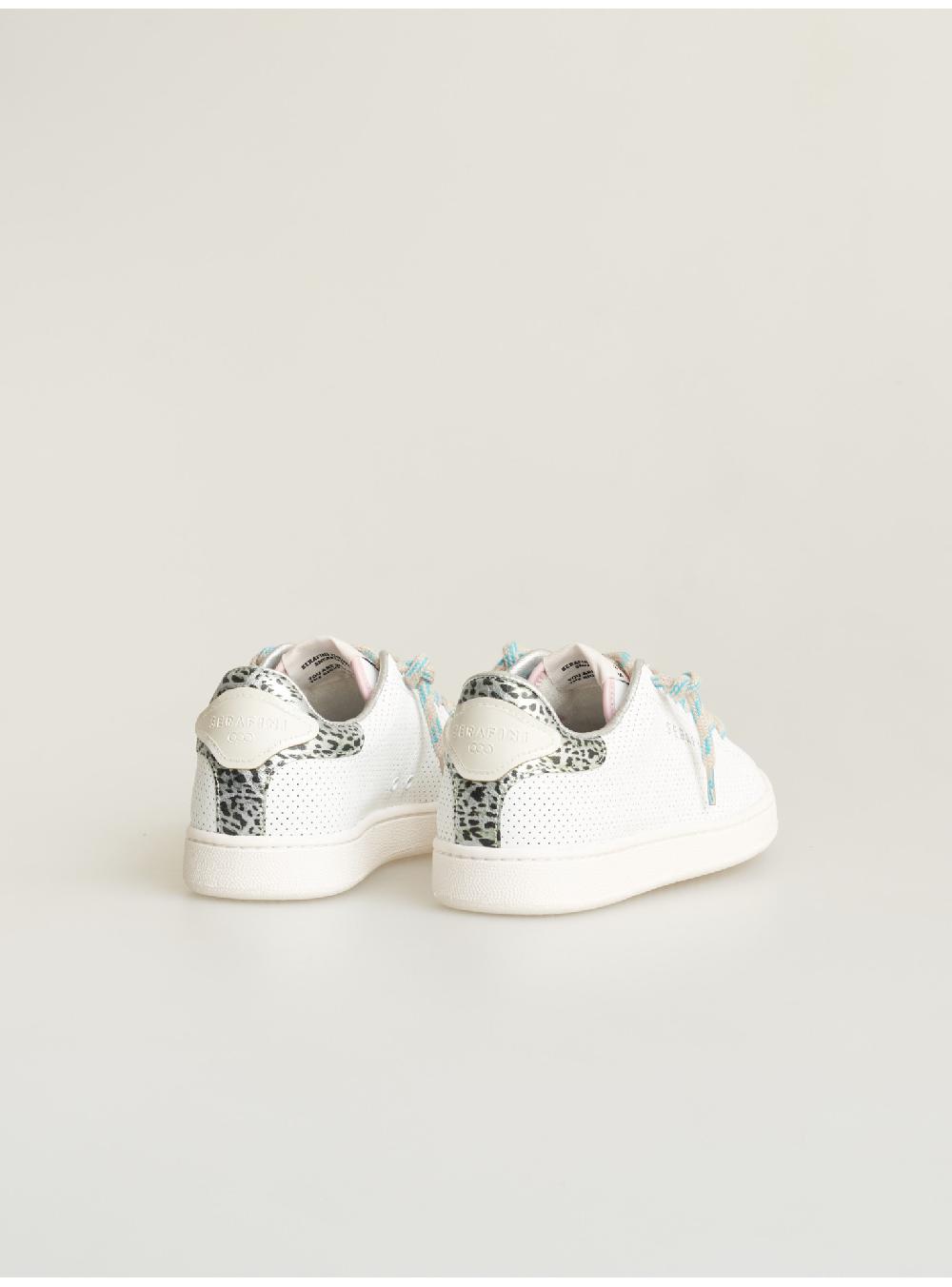 Serafini sneakers donna in pelle pelle laminata pelle perforata Serafini Shop Qualità