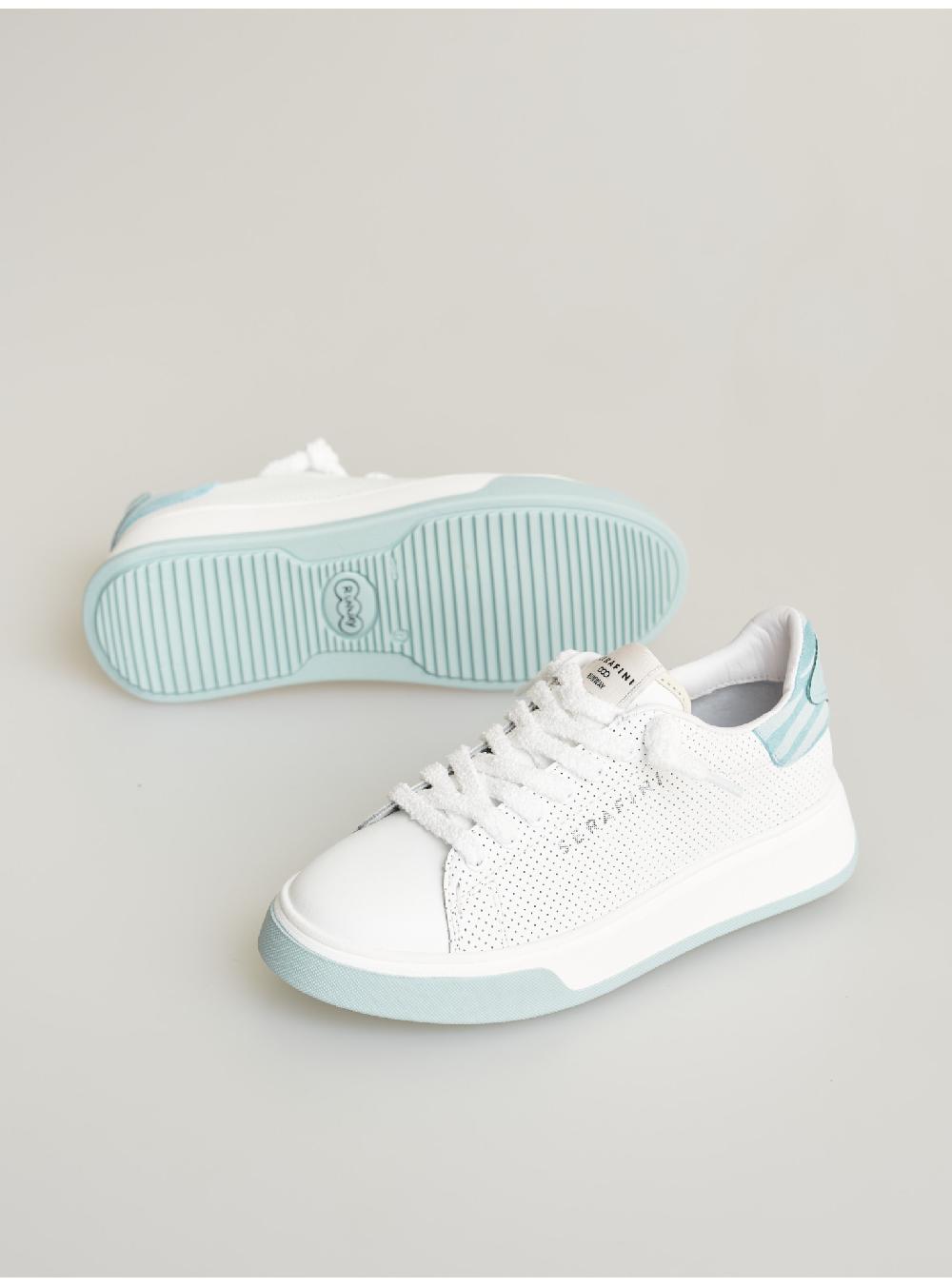 Serafini sneakers donna in pelle pelle laminata pelle perforata Serafini Shop Vendita