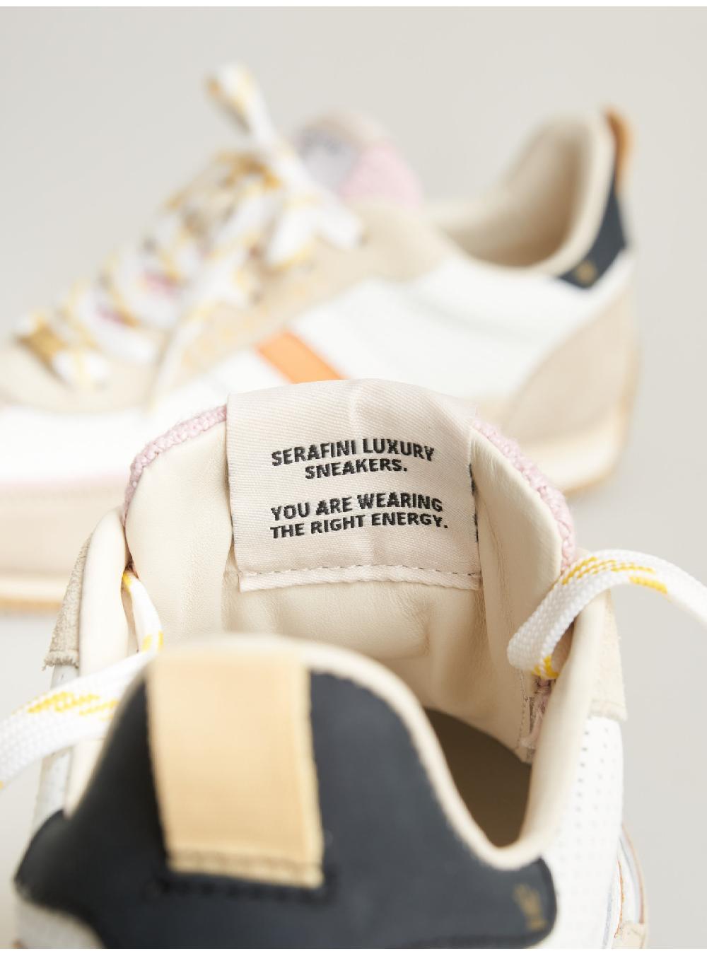 Serafini sneakers donna in pelle pelle perforata scamosciato tessuto Serafini Shop Promozione