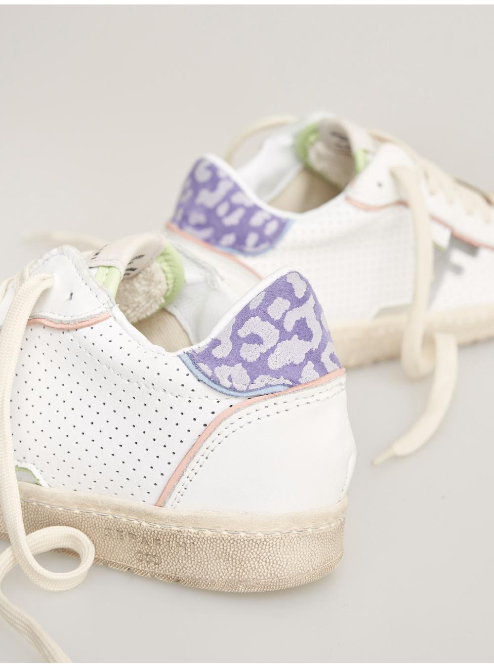 Serafini sneakers donna in pelle pelle laminata pelle perforata Serafini Shop Spedizione Gratuita