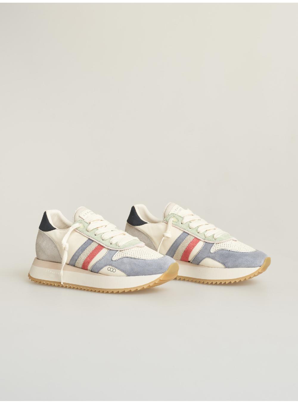 Serafini sneakers donna in pelle pelle perforata scamosciato Serafini Shop Soddisfazione Garantita