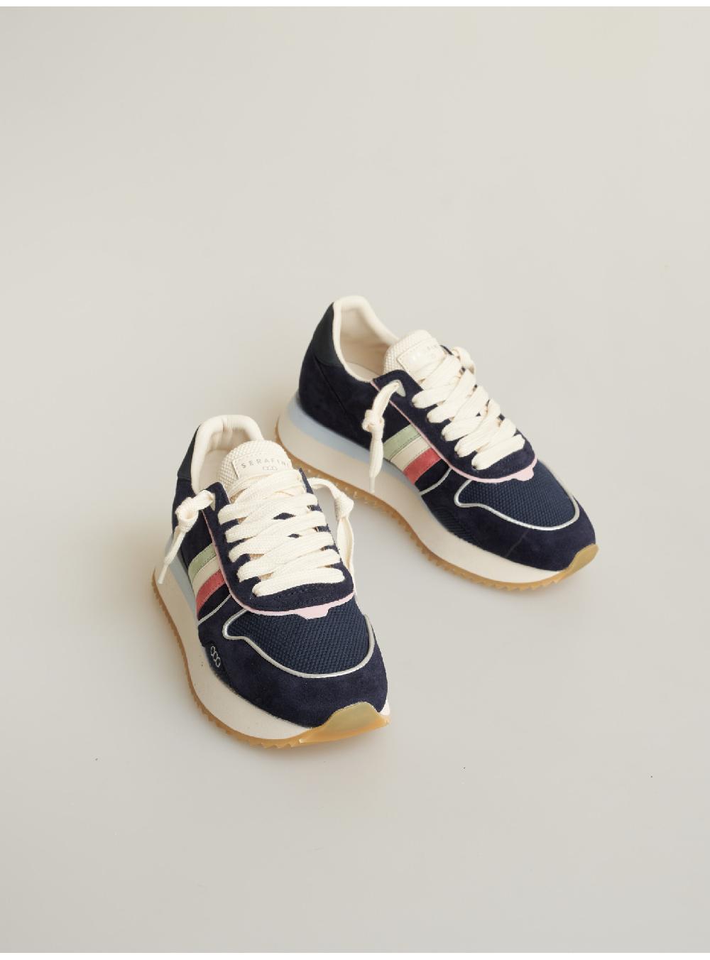 Serafini sneakers donna in pelle scamosciato tessuto Serafini Shop Qualità Garantita