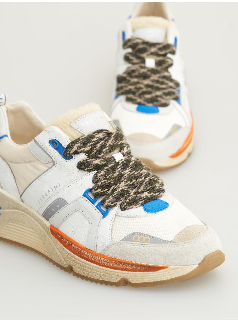 Serafini TOKYO - CRACKED WHITE BLUETTE - TOKYO - UOMO Serafini Shop Consegna Veloce