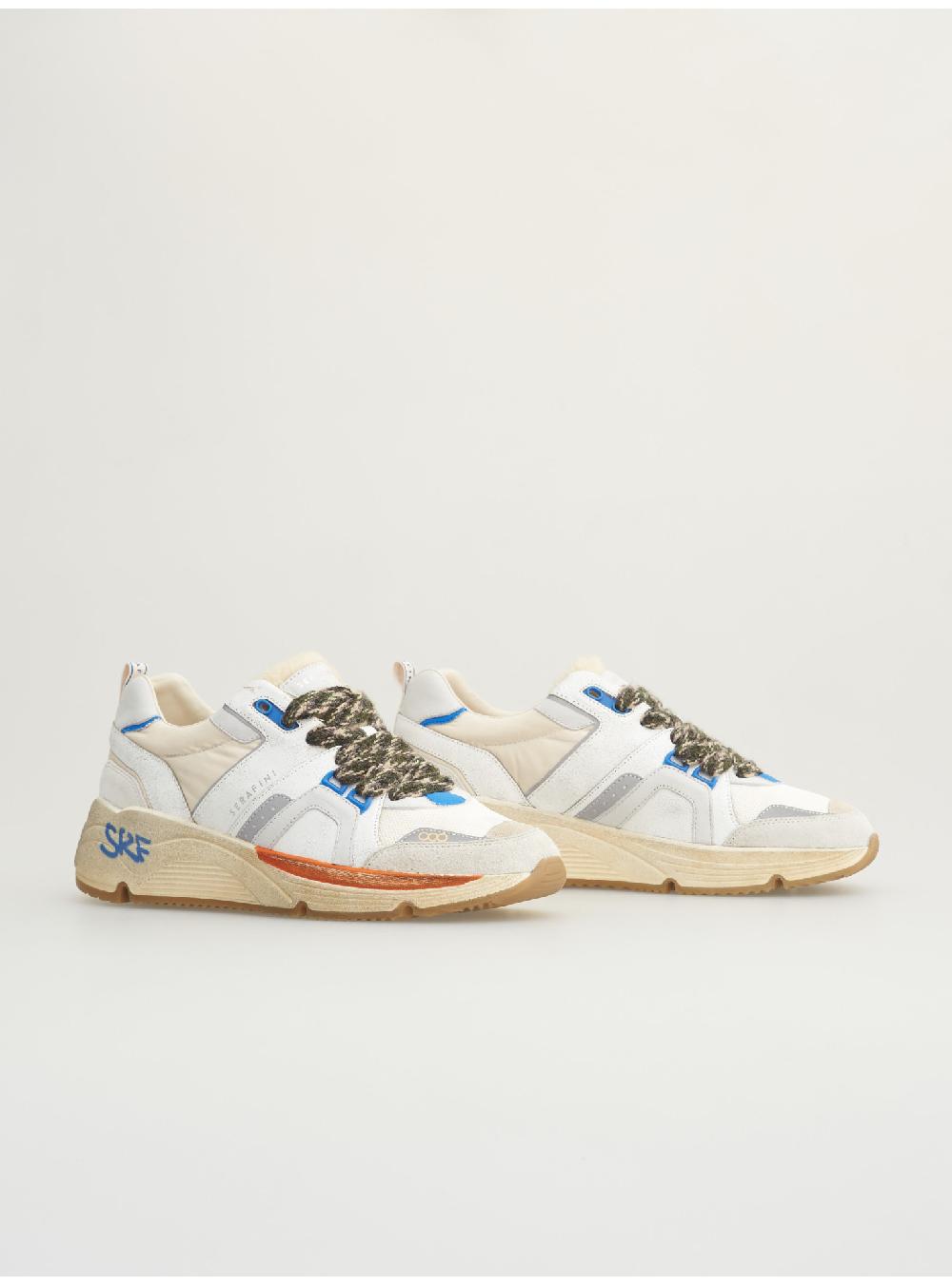 Serafini TOKYO - CRACKED WHITE BLUETTE - TOKYO - UOMO Serafini Shop Consegna Veloce