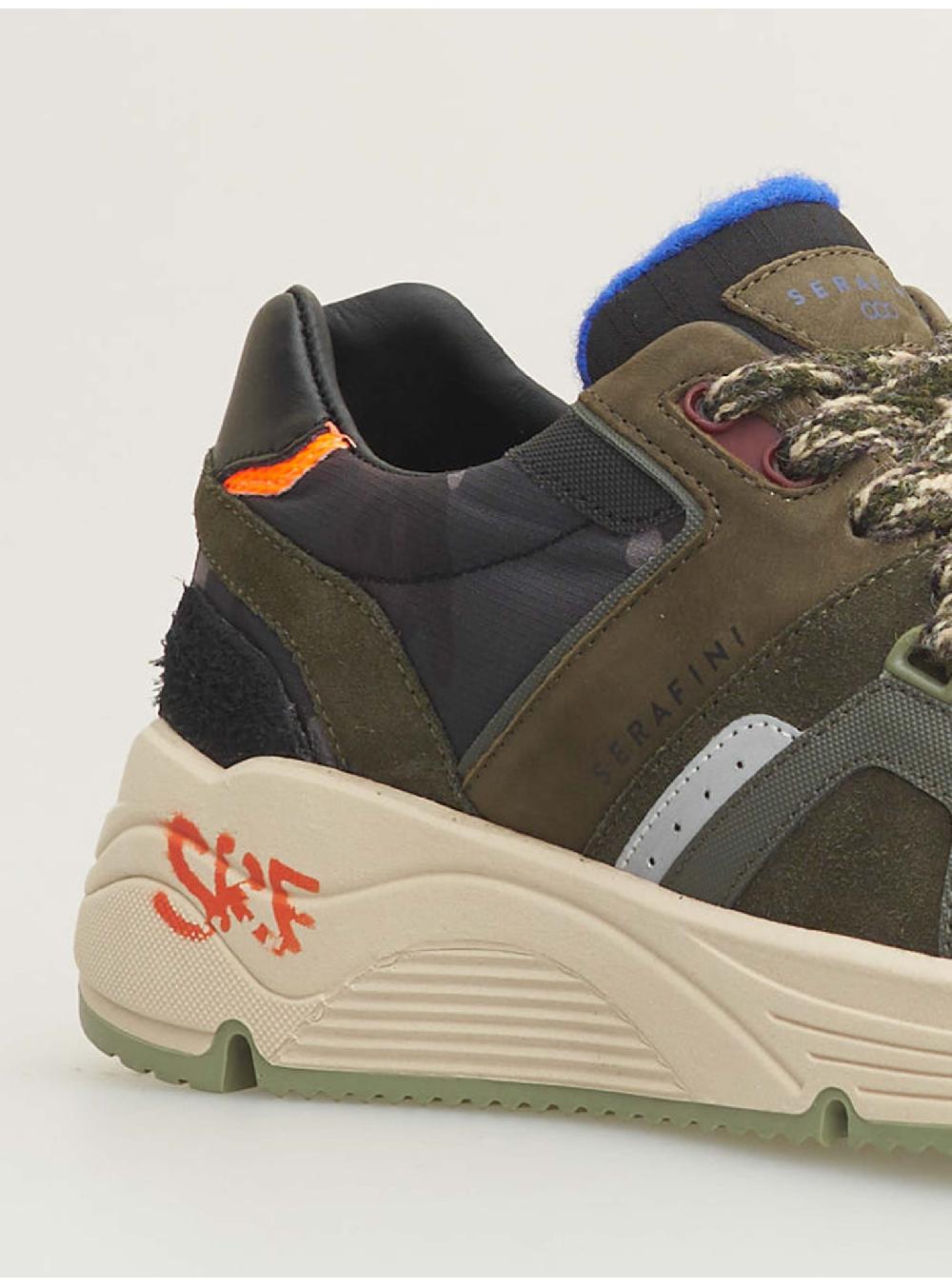 Serafini TOKYO - MILITARY GREEN BLACK Serafini Shop Sconto