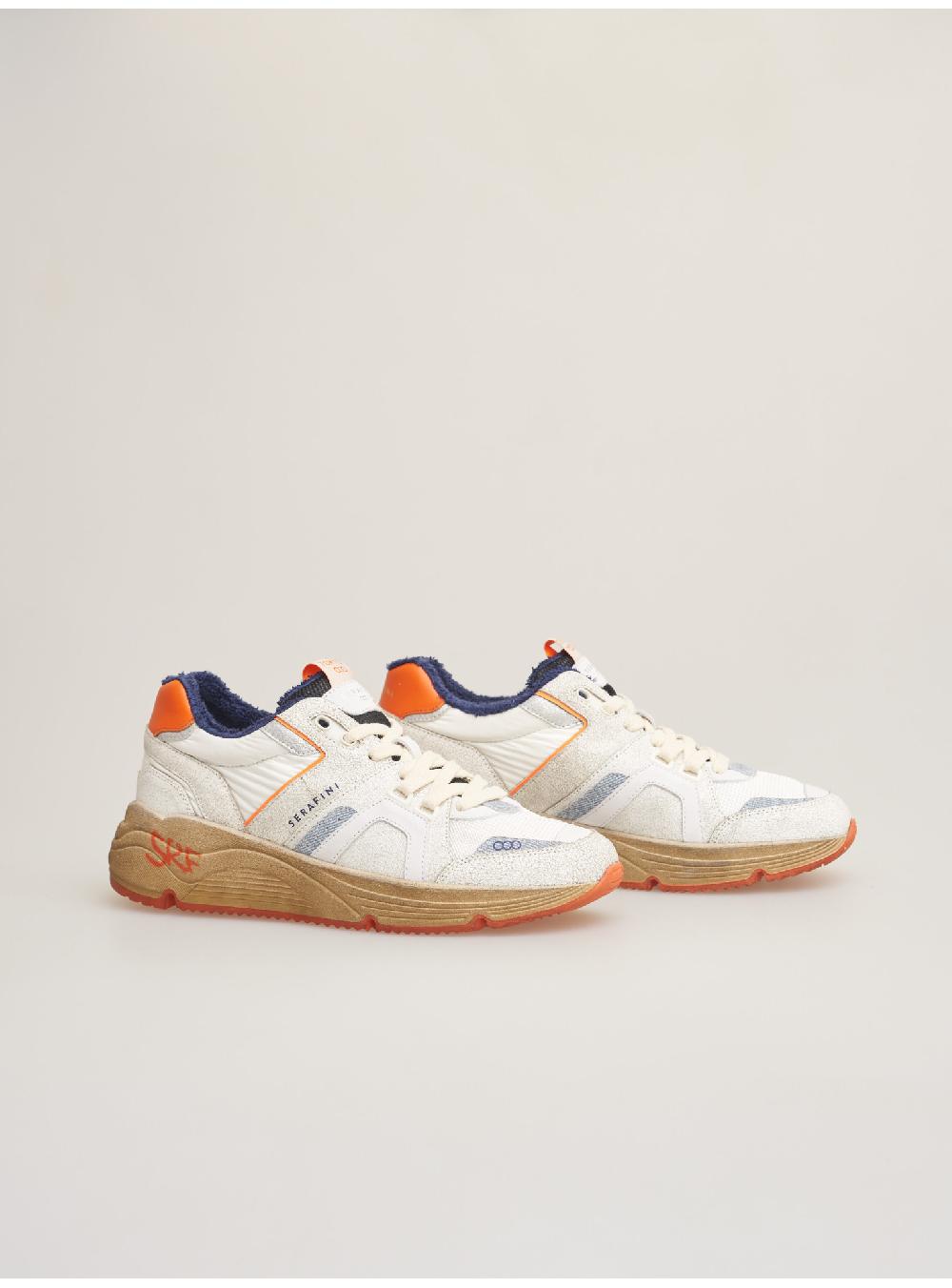 Serafini TOKYO - WHITE-CRACKED BLUE ORANGE Serafini Shop Economico