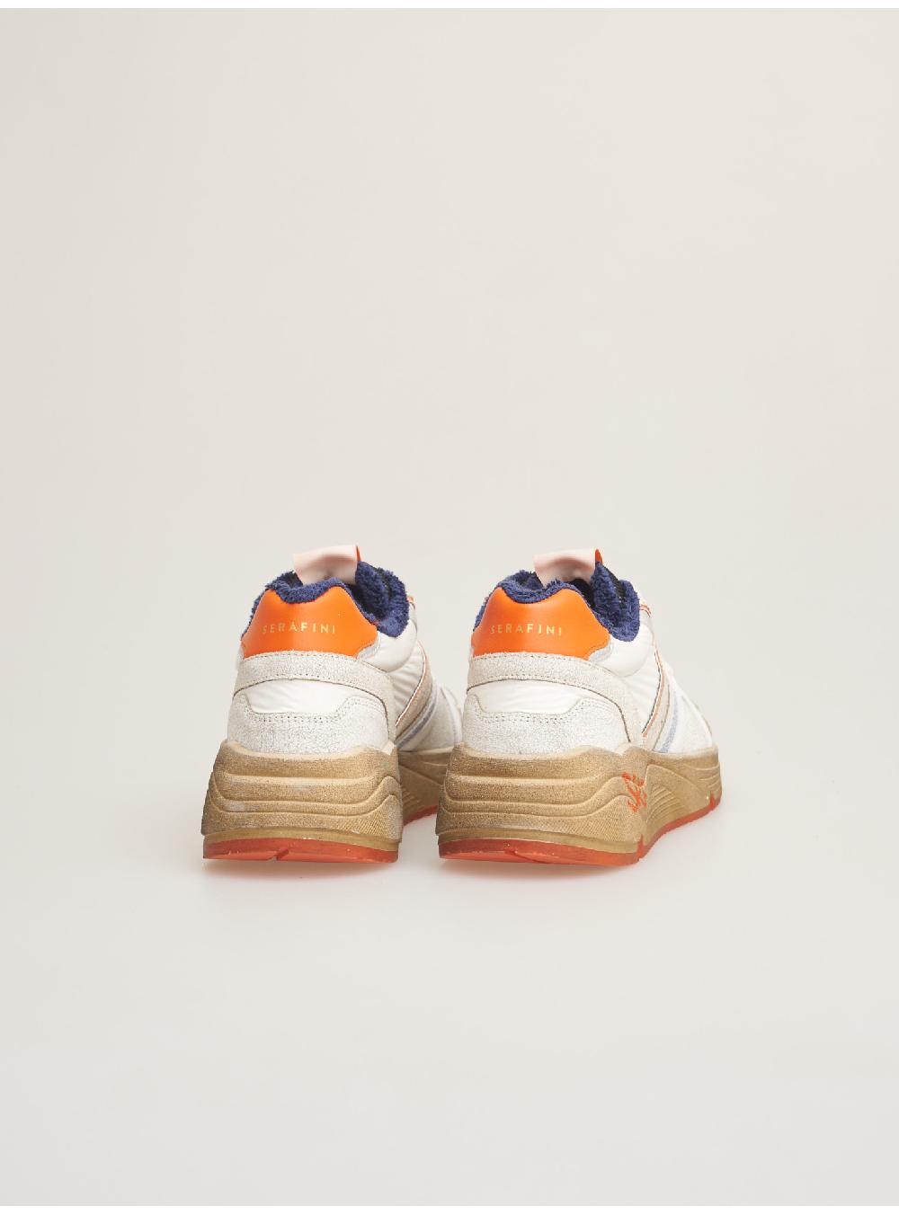 Serafini TOKYO - WHITE-CRACKED BLUE ORANGE Serafini Shop Economico