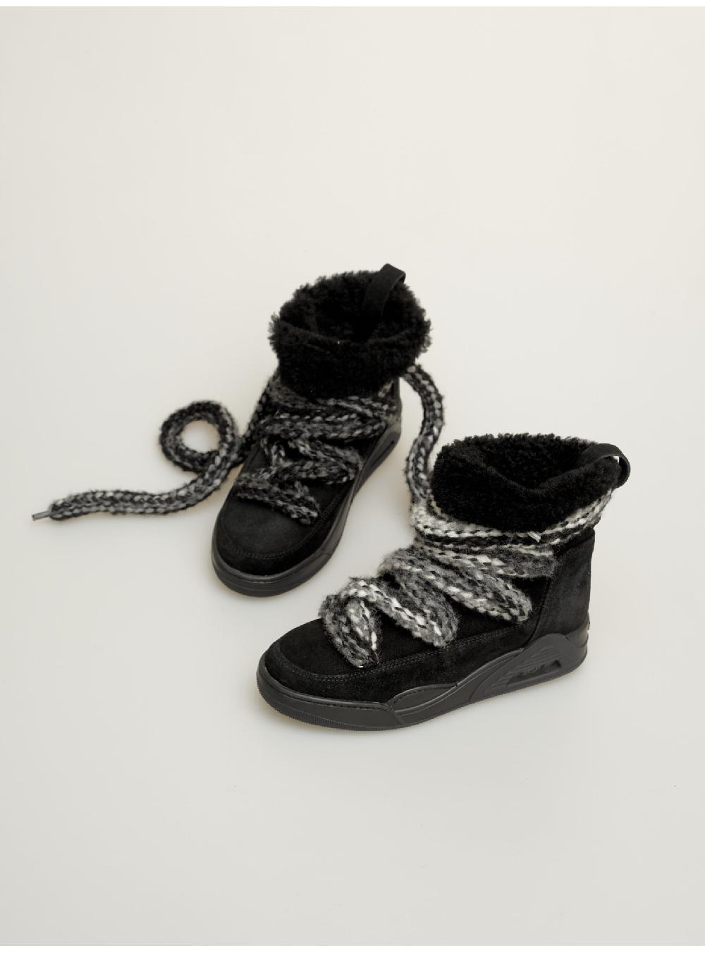 Serafini boots donna in shearling scamosciato Serafini Shop Vendite Flash