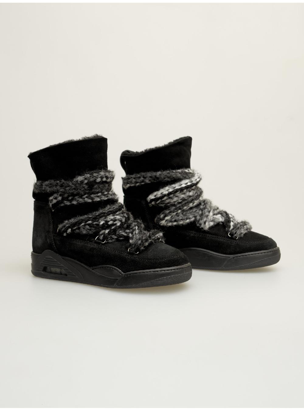 Serafini boots donna in shearling scamosciato Serafini Shop Vendite Flash