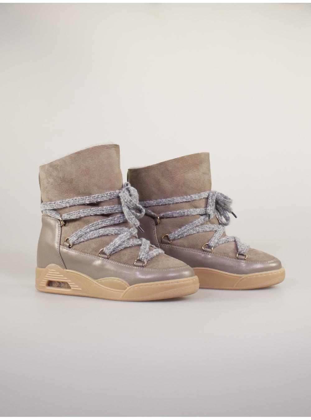 Serafini boots donna in shearling scamosciato Serafini Shop Negozio