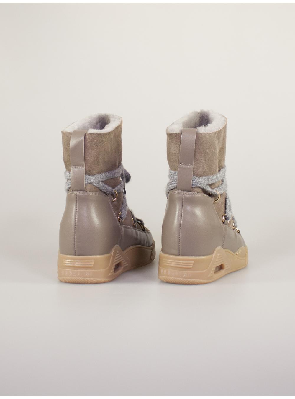 Serafini boots donna in shearling scamosciato Serafini Shop Negozio