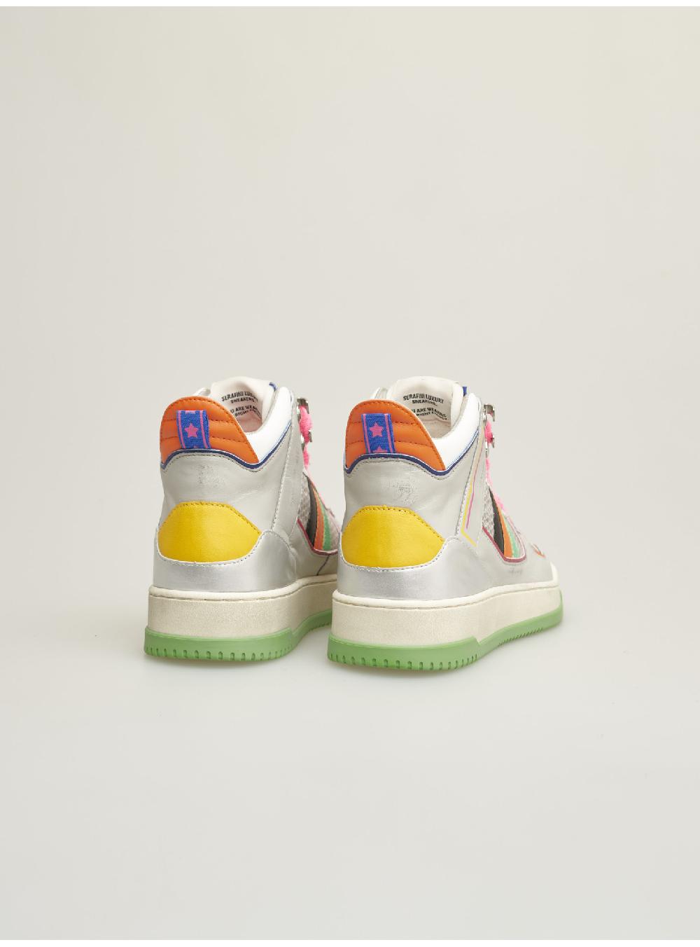 Serafini sneakers donna in pelle pelle laminata scamosciato tessuto a rete Serafini Shop Novità