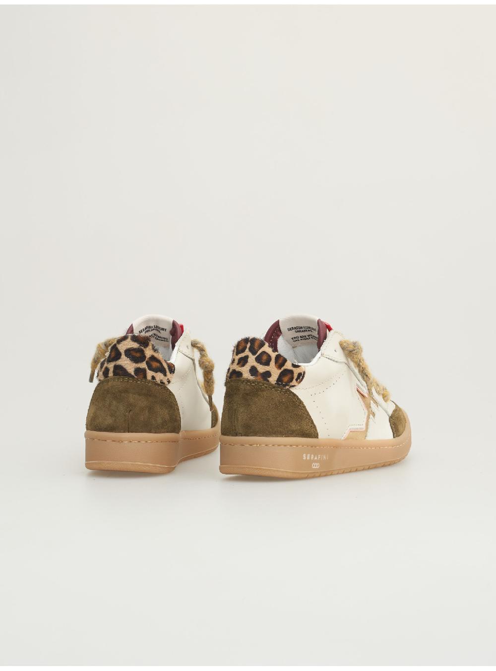 Serafini SAN DIEGO LOW - MILK OLIVE LEOPARD Serafini Shop Vendita Calda