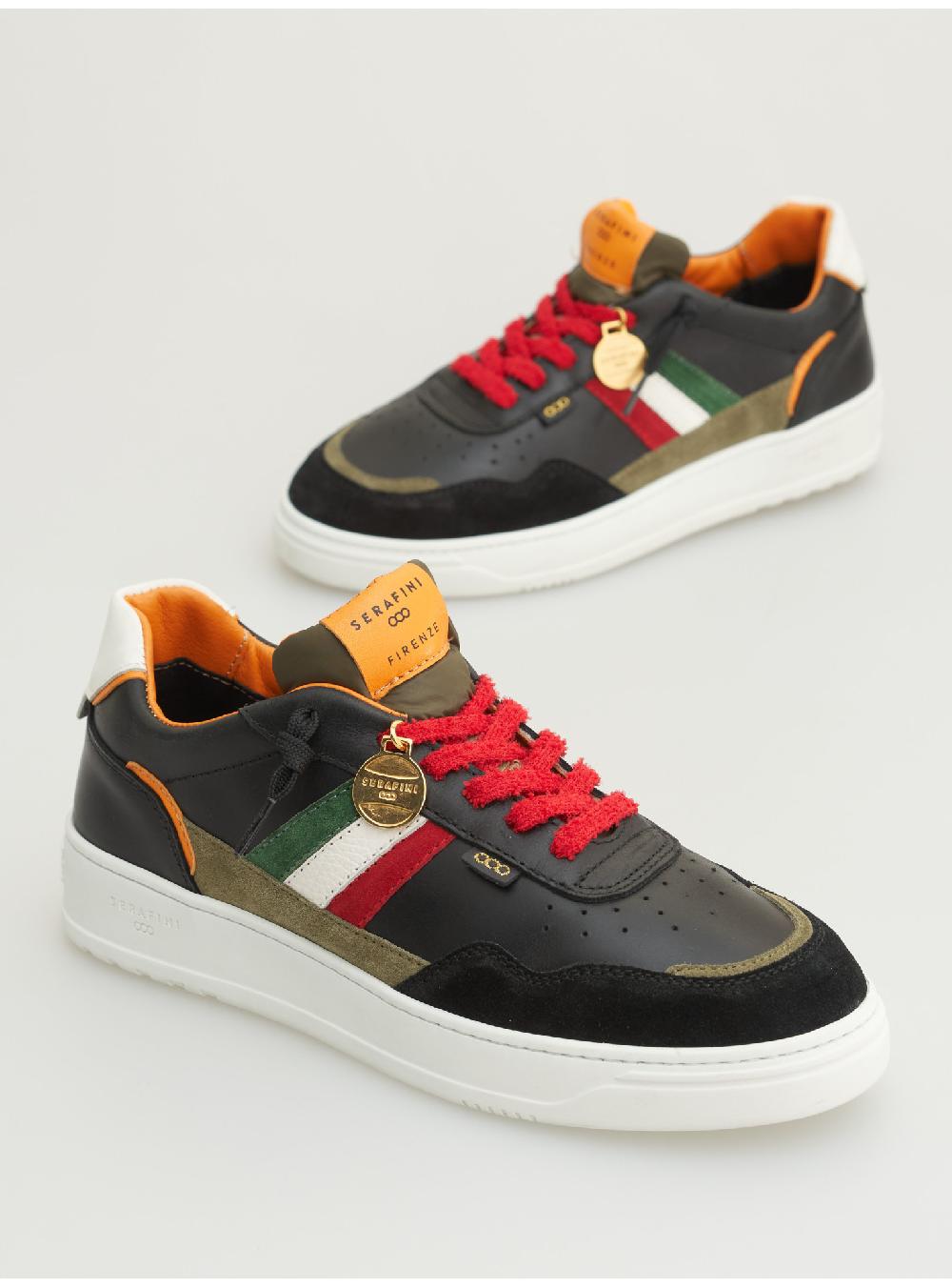 Serafini FIRENZE - BLACK ORANGE TRICOLOR Serafini Shop Moda