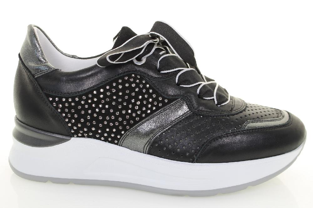 Soffice Sogno Sneaker in pelle con lacci Saldi Di Fabbrica