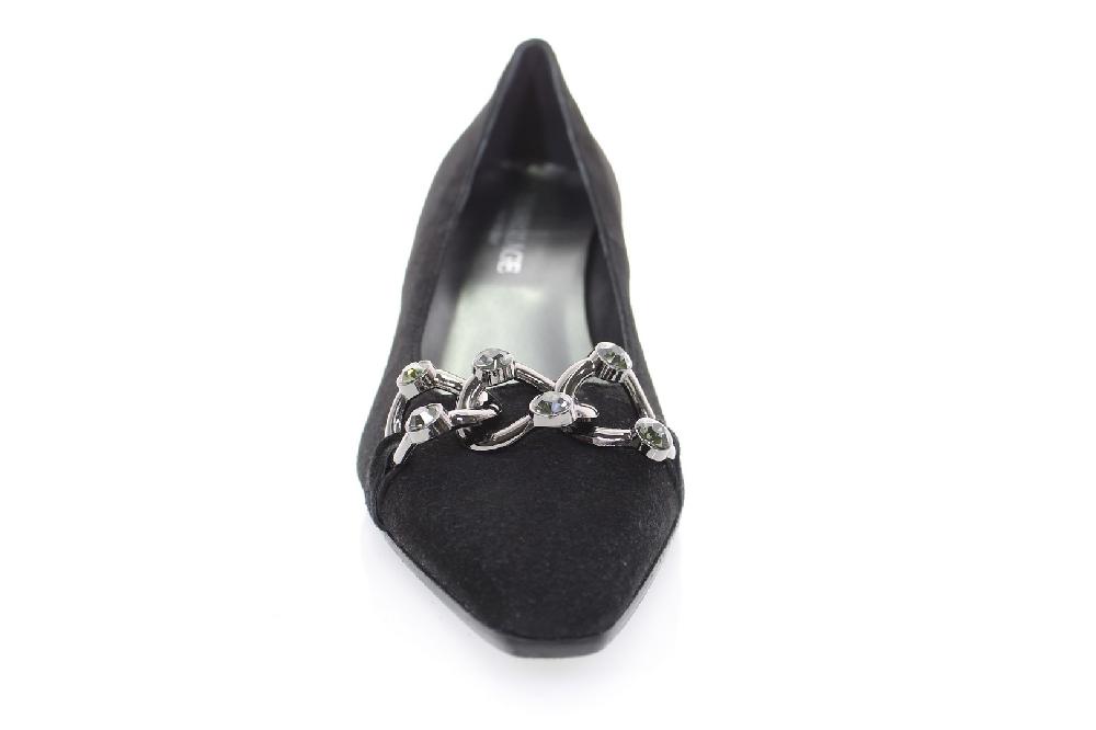 Soffice Sogno Décolleté in camoscio con ornamento Offerta