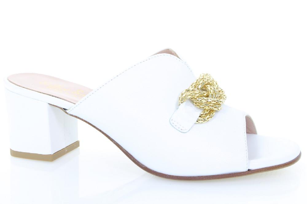 Soffice Sogno Sabot in pelle con access. catena Negozi Online