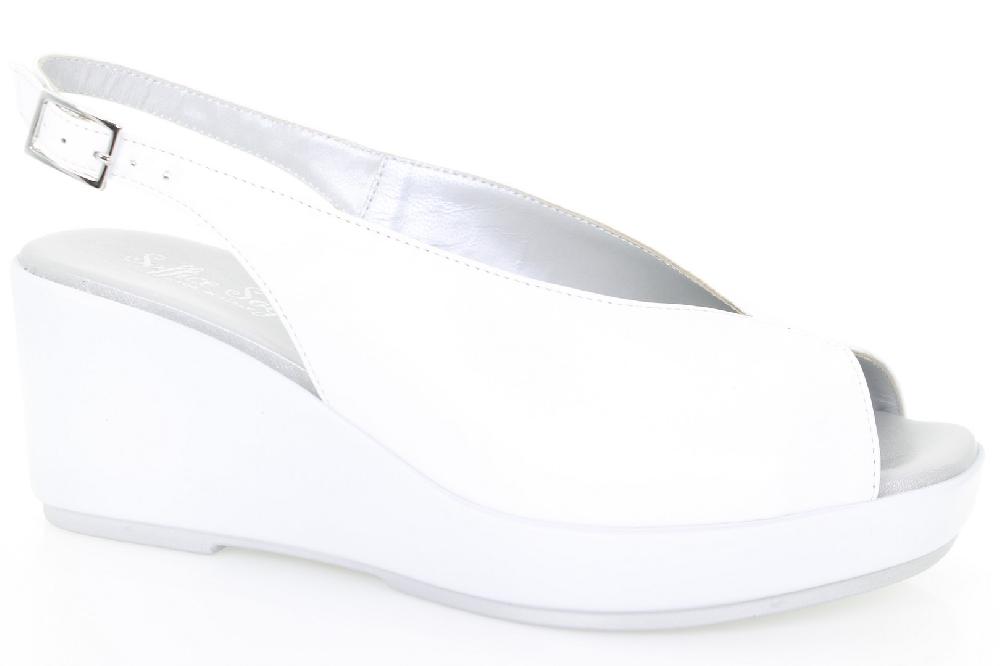 Soffice Sogno Sandalo in pelle su zeppa Promozione Limitata
