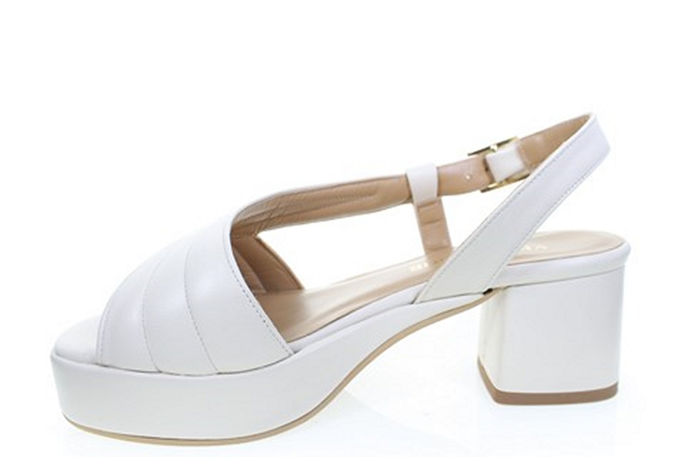 Soffice Sogno Sandalo in pelle con plateau Prezzo Ridotto