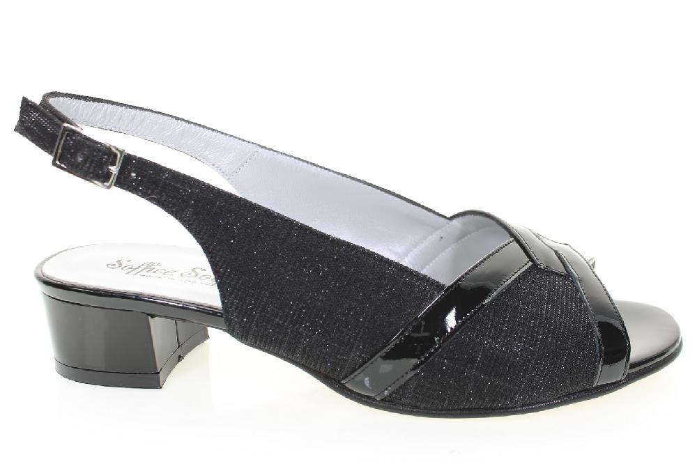 Soffice Sogno Sandalo in tessuto effetto glitter Negozi Online