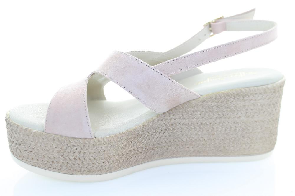 Soffice Sogno Sandalo in pelle e tessuto glitter Promozione Limitata