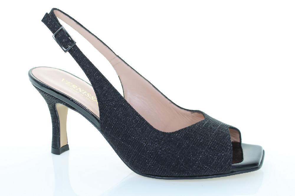 Soffice Sogno Sandalo in tessuto effetto glitter Presa