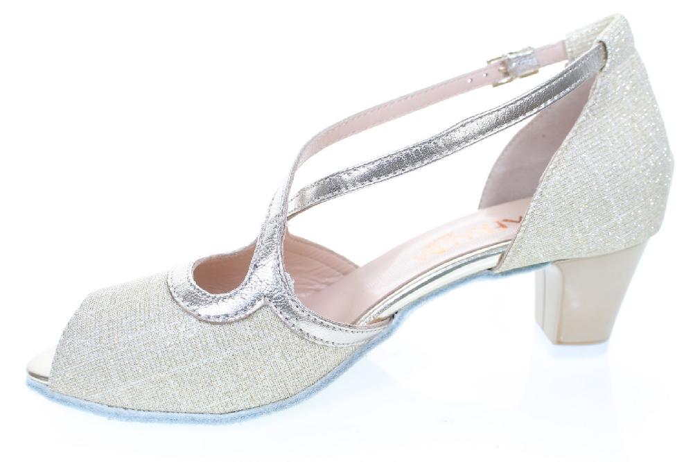 Soffice Sogno Scarpa da ballo in tessuto glitter Hotsell
