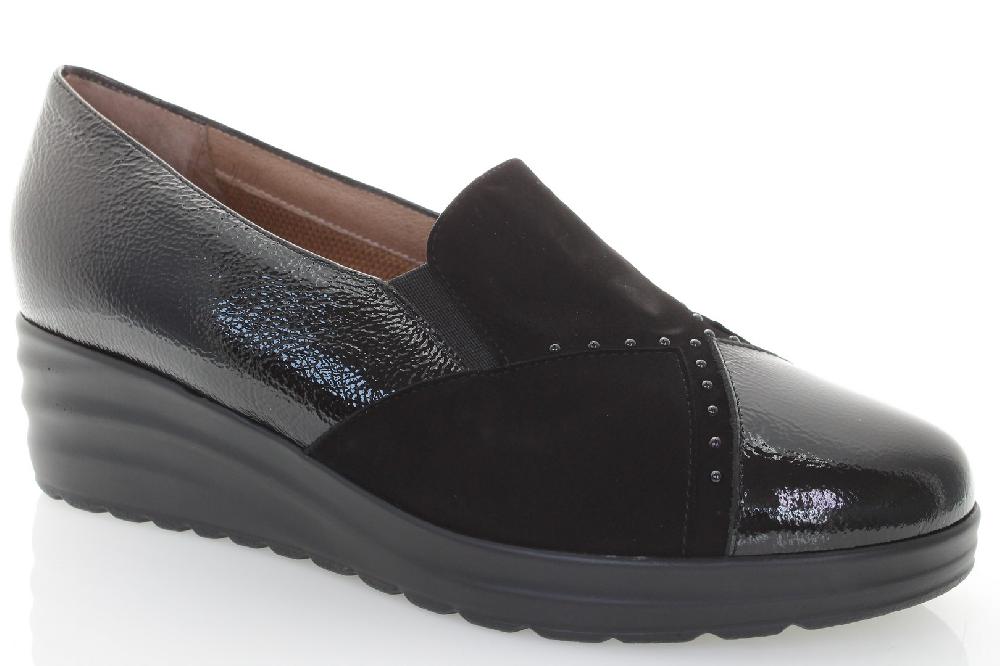 Soffice Sogno SLIP ON IN PELLE EFFETTO VERNICE Nuova