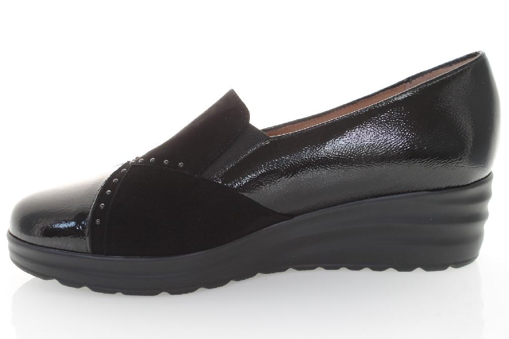 Soffice Sogno SLIP ON IN PELLE EFFETTO VERNICE Nuova