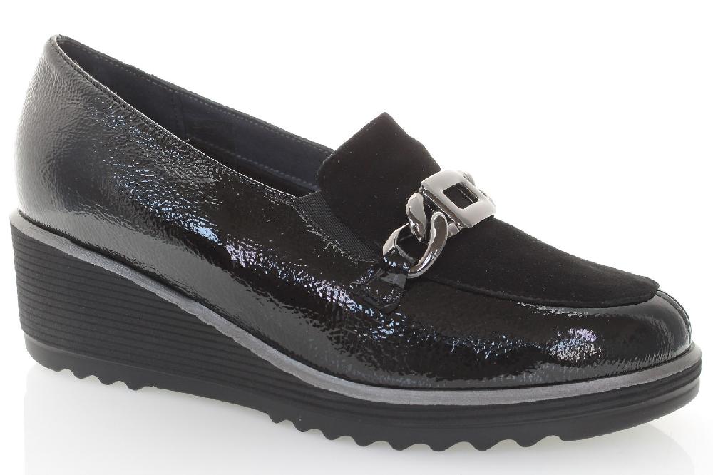 Soffice Sogno SCARPA ACCOLLATA IN PELLE VERNICE In Linea