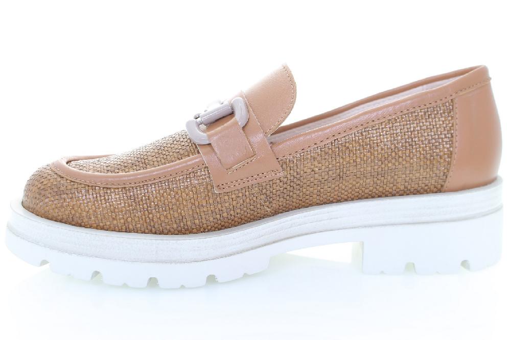 Soffice Sogno Mocassino in tessuto e pelle Online