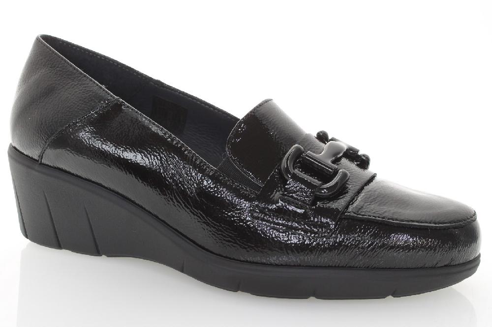 Soffice Sogno Slip on in pelle effetto vernice In Linea